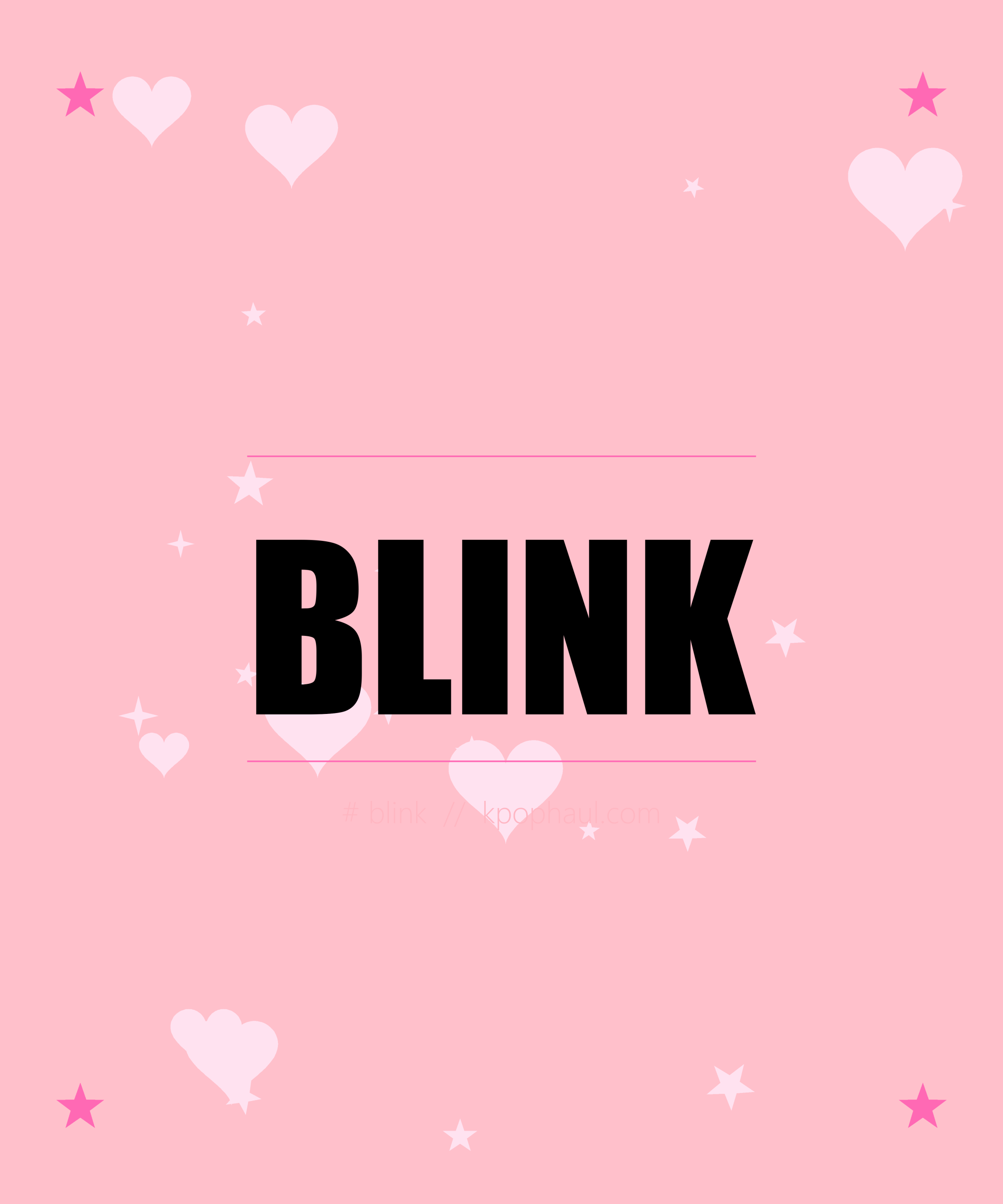 BLINK Fandom K-Pop T-Shirt