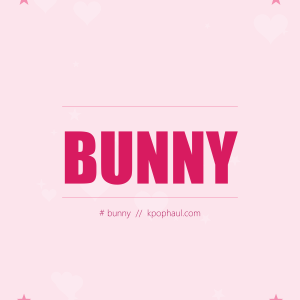 BUNNY Fandom K-Pop T-Shirt