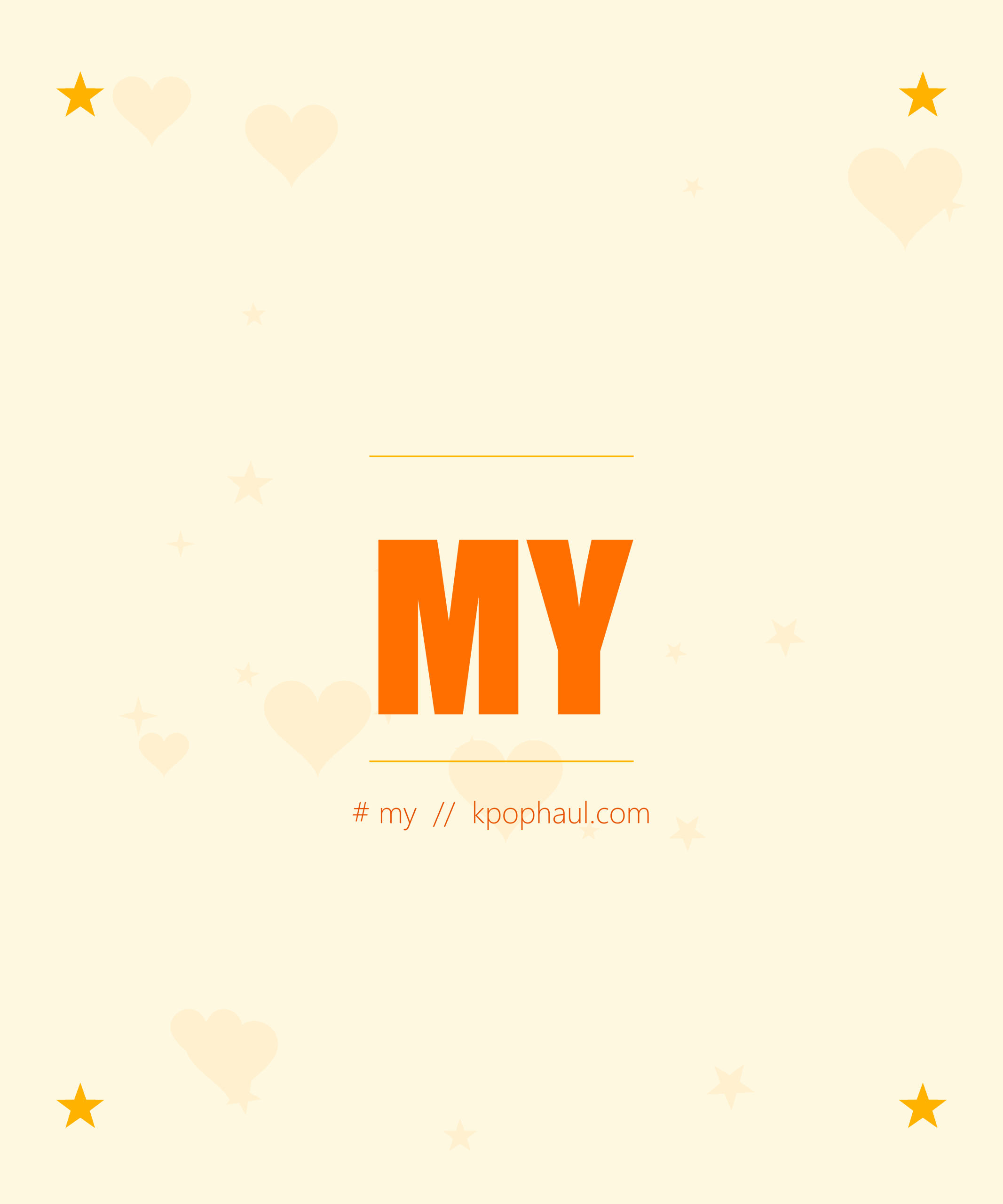 MY Fandom K-Pop T-Shirt