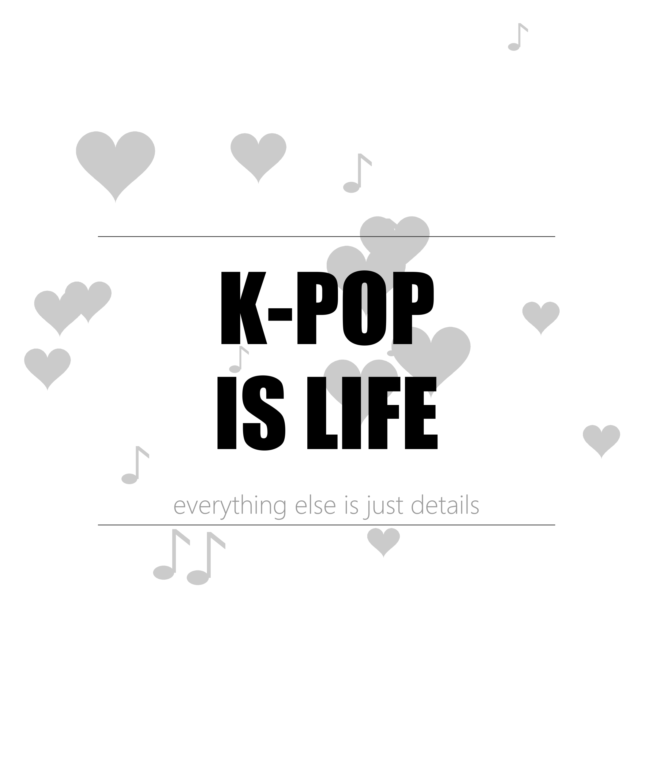 K-Pop Is Life K-Pop T-Shirt