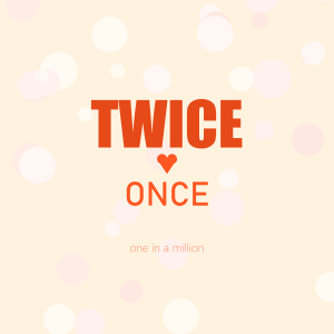 TWICE ONCE Bubbly K-Pop T-Shirt